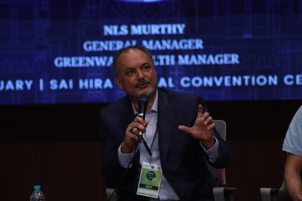 Moderator NLS Murthy at the Expert Panel Discussion, National Startup Day 2026