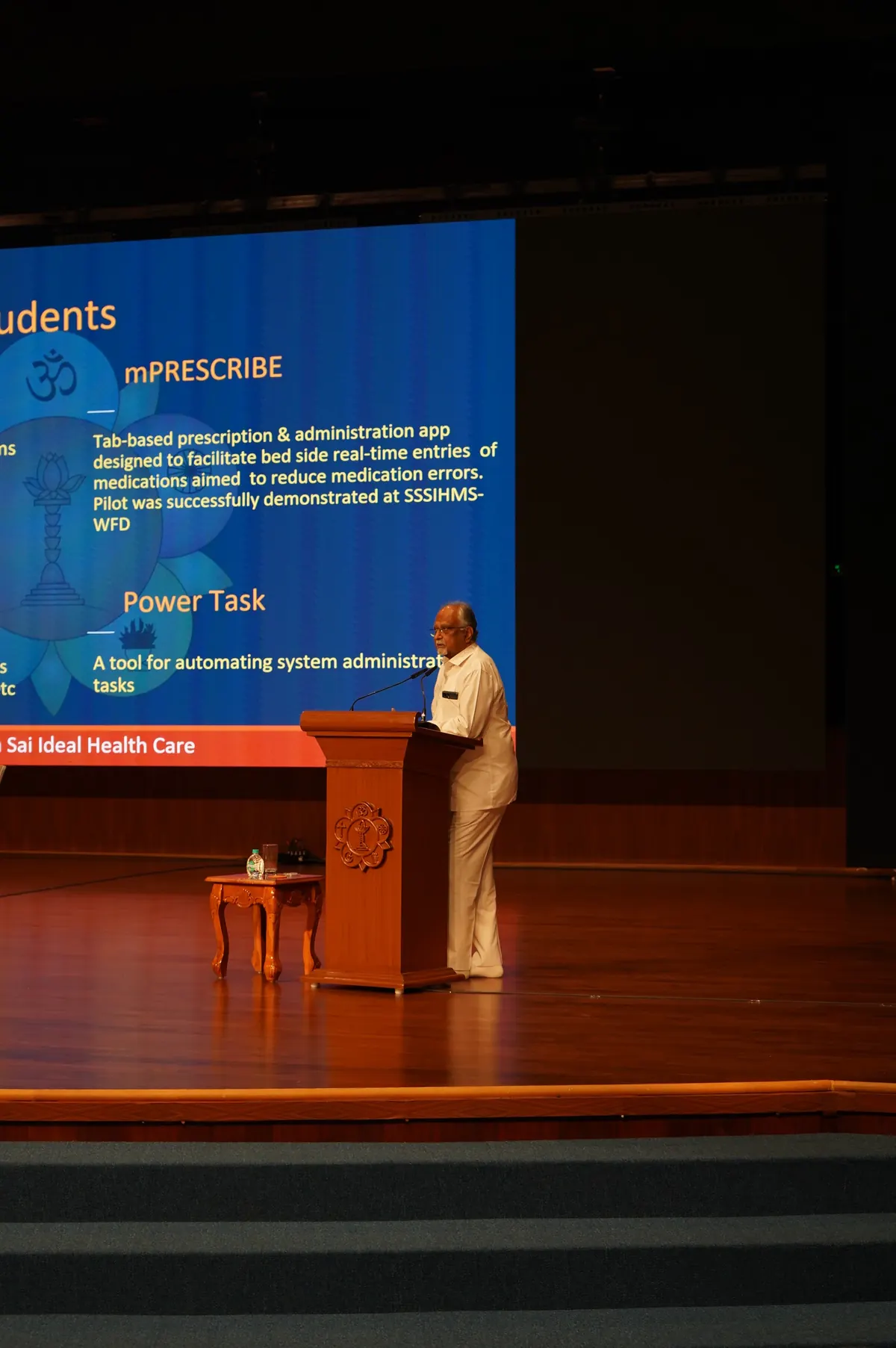 A partner institution presentation at National Startup Day 2026